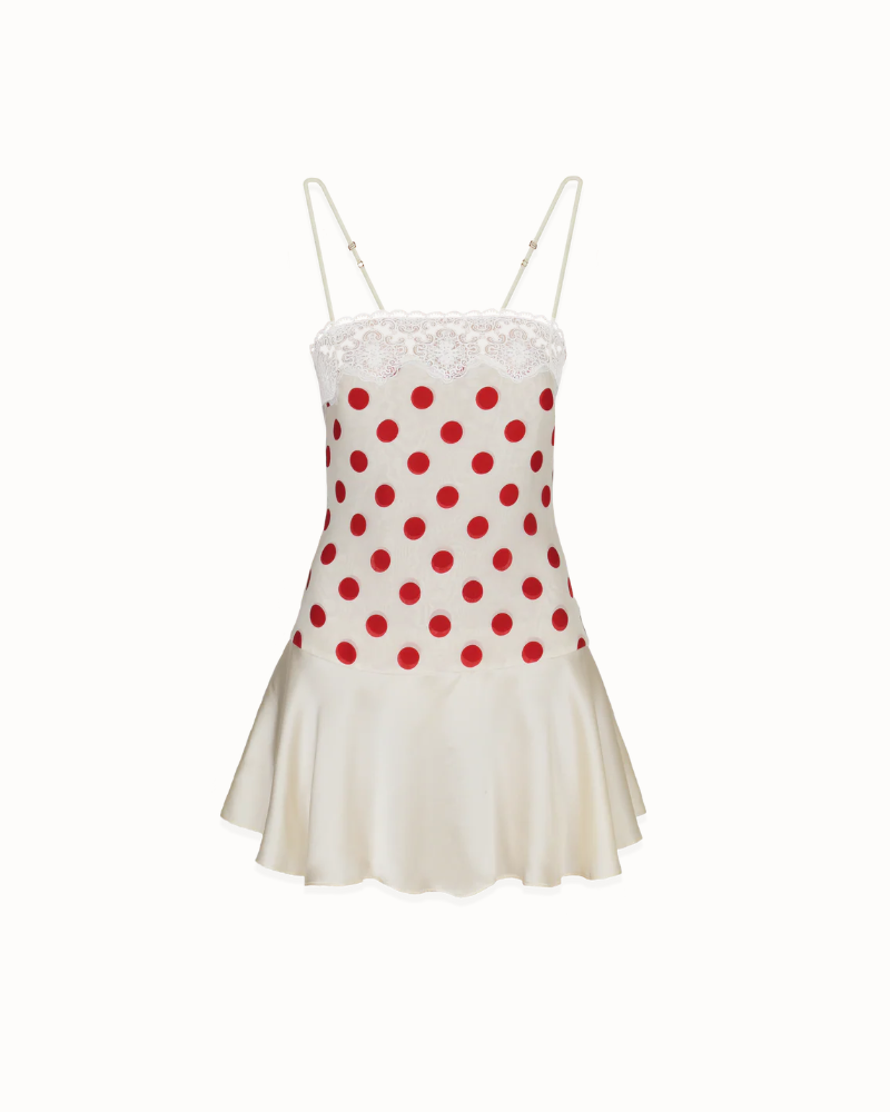 Polka Dot Mini Dress
