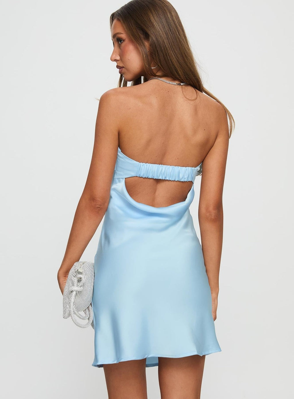 Celeste Strapless Backless Mini Dress