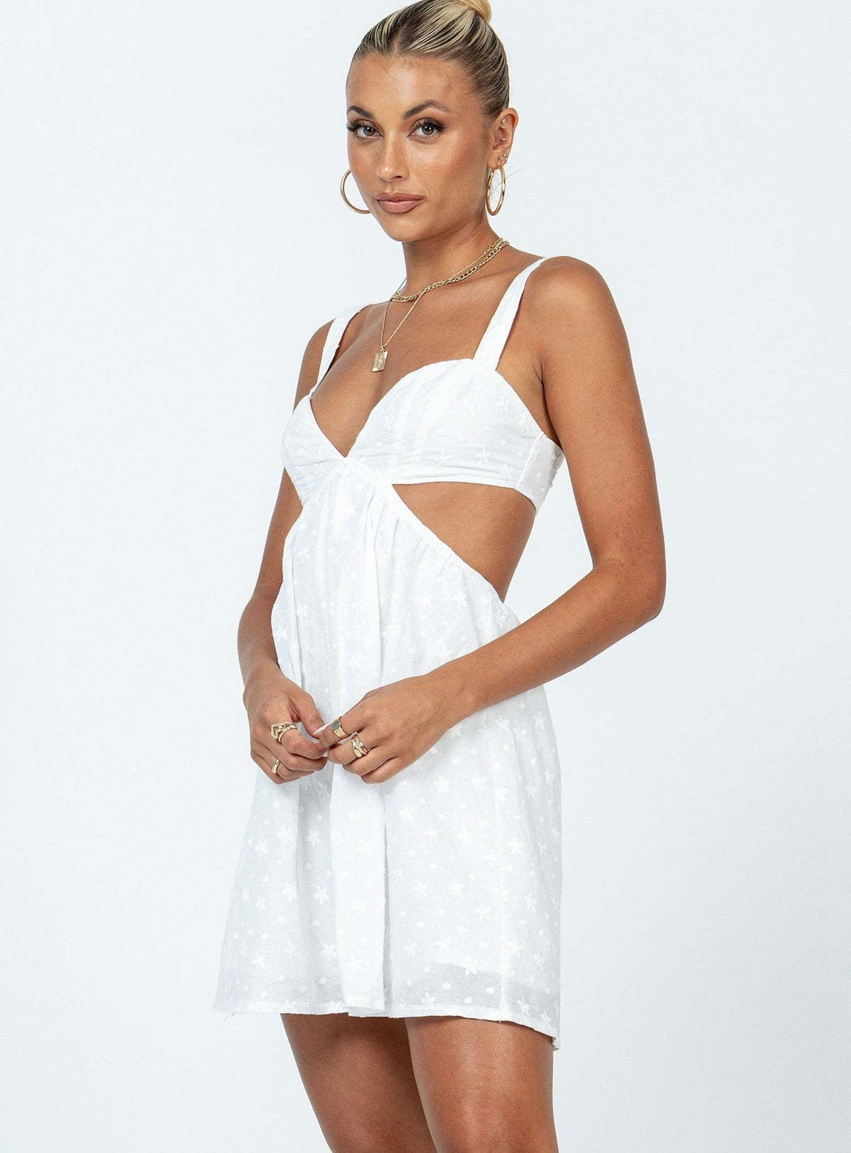 Khalia White Mini Dress
