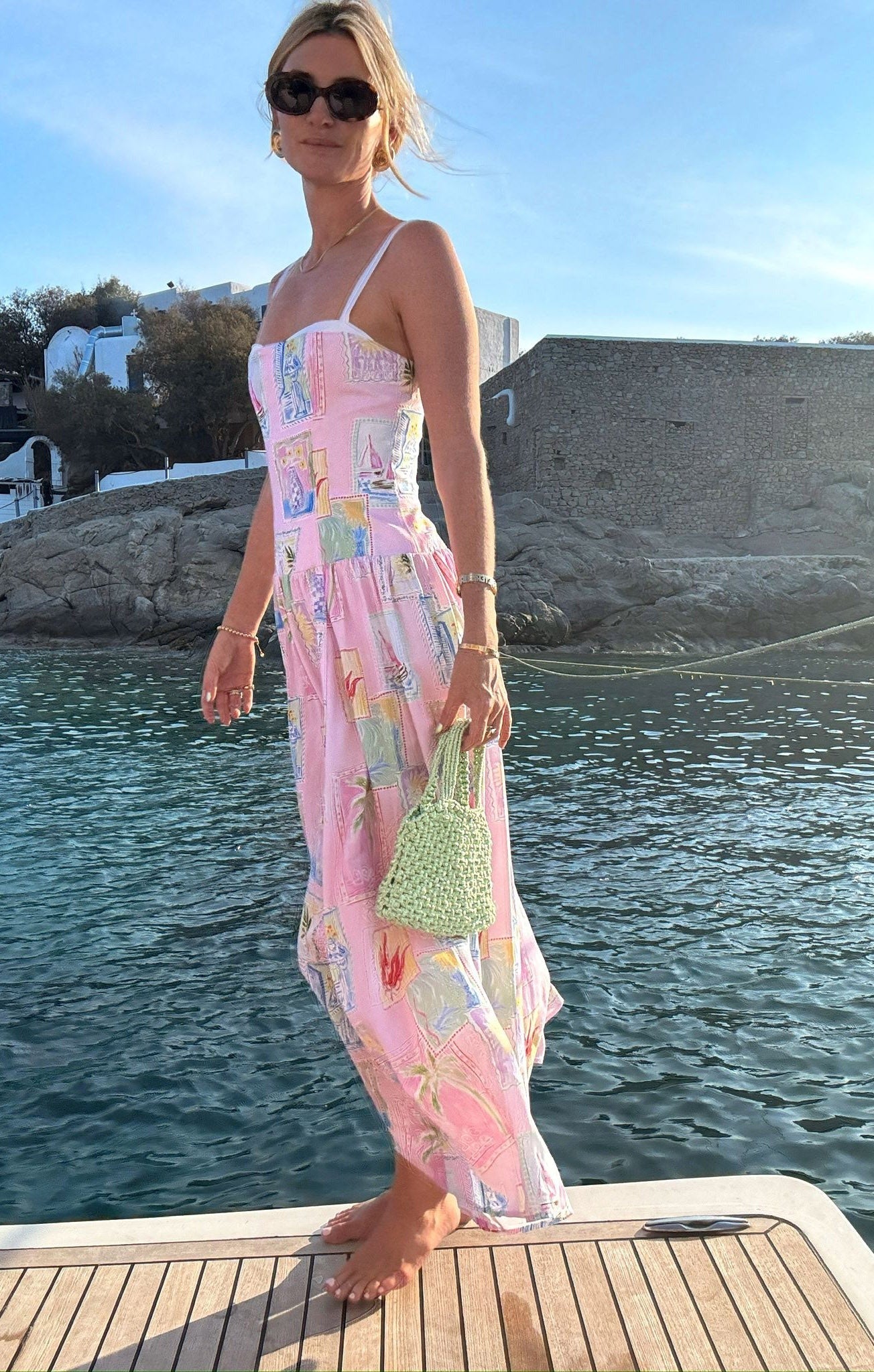 Summer Soleil Linen Maxii Dress