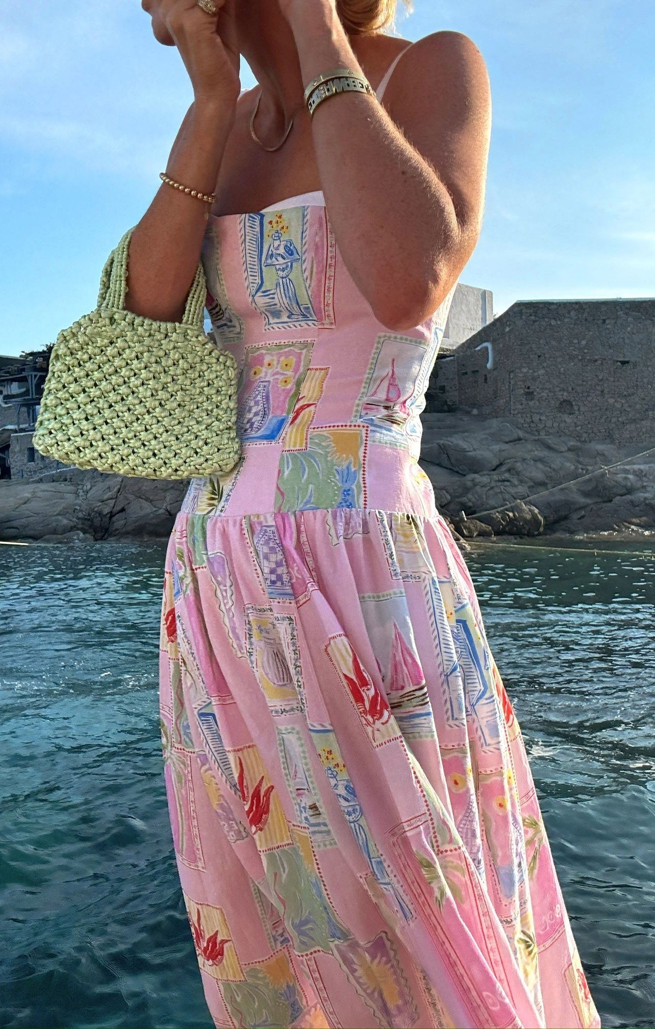 Summer Soleil Linen Maxii Dress