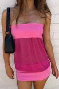 Bubble Dress - Raspberry