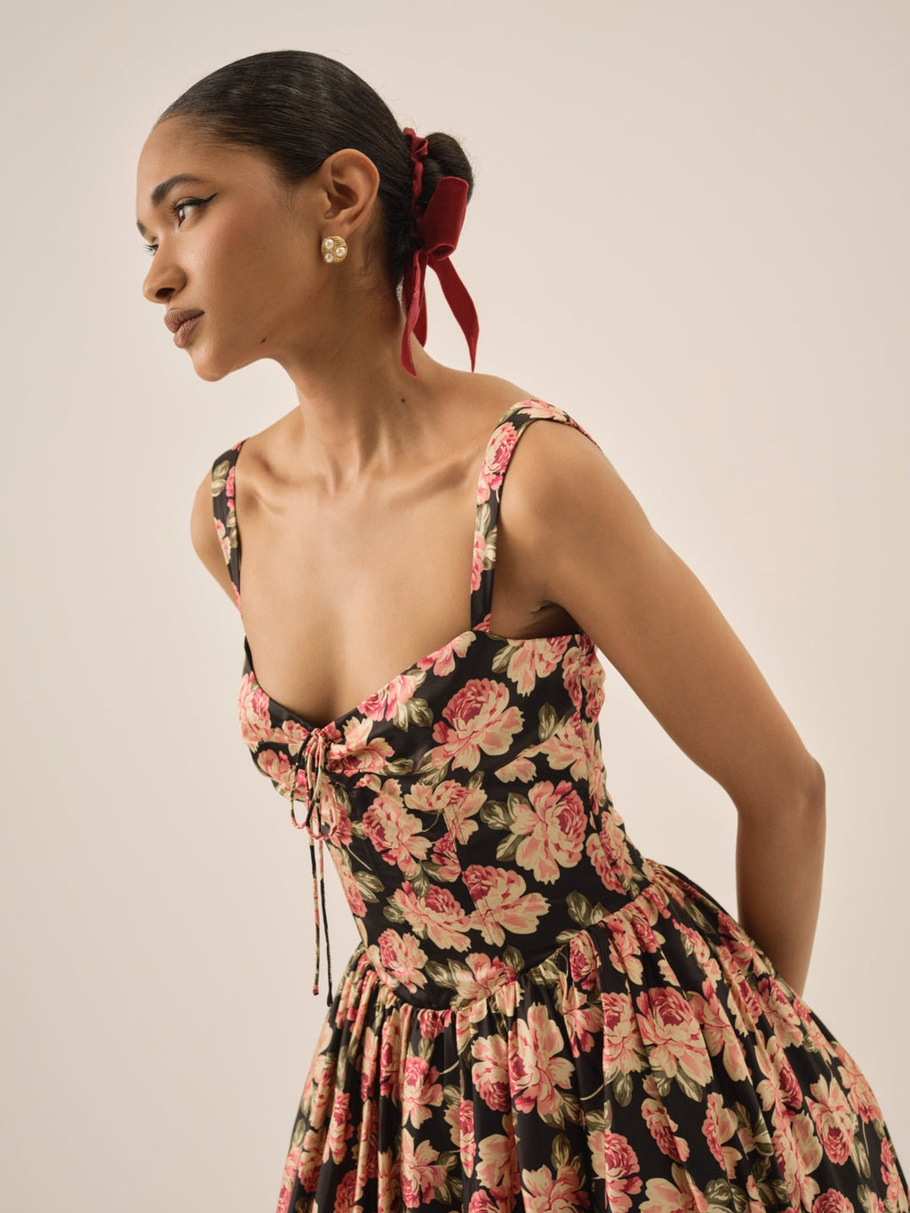 Belmond Vintage Floral Midi Dress