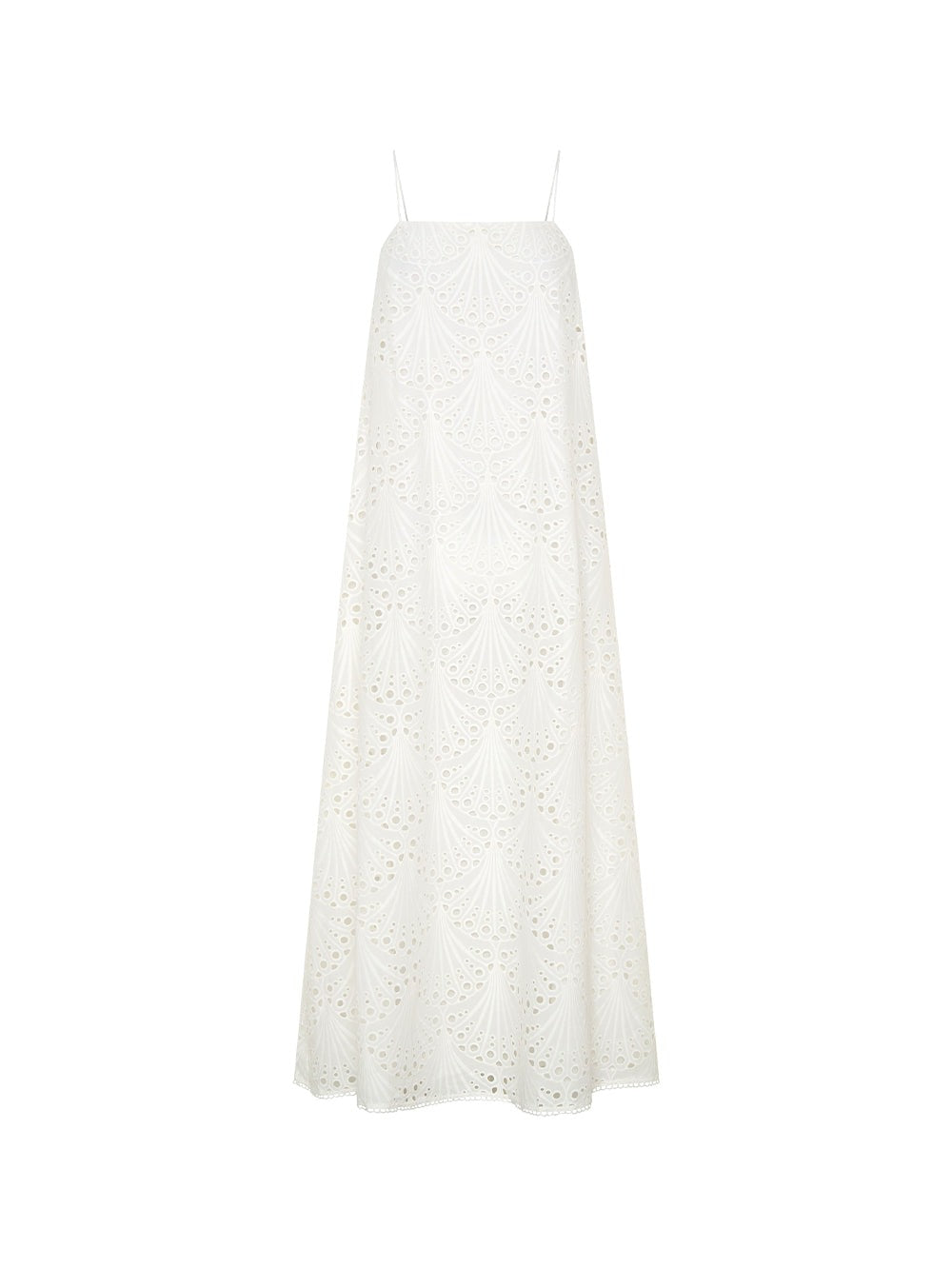Elodie Eyelet Slip Maxi Dress