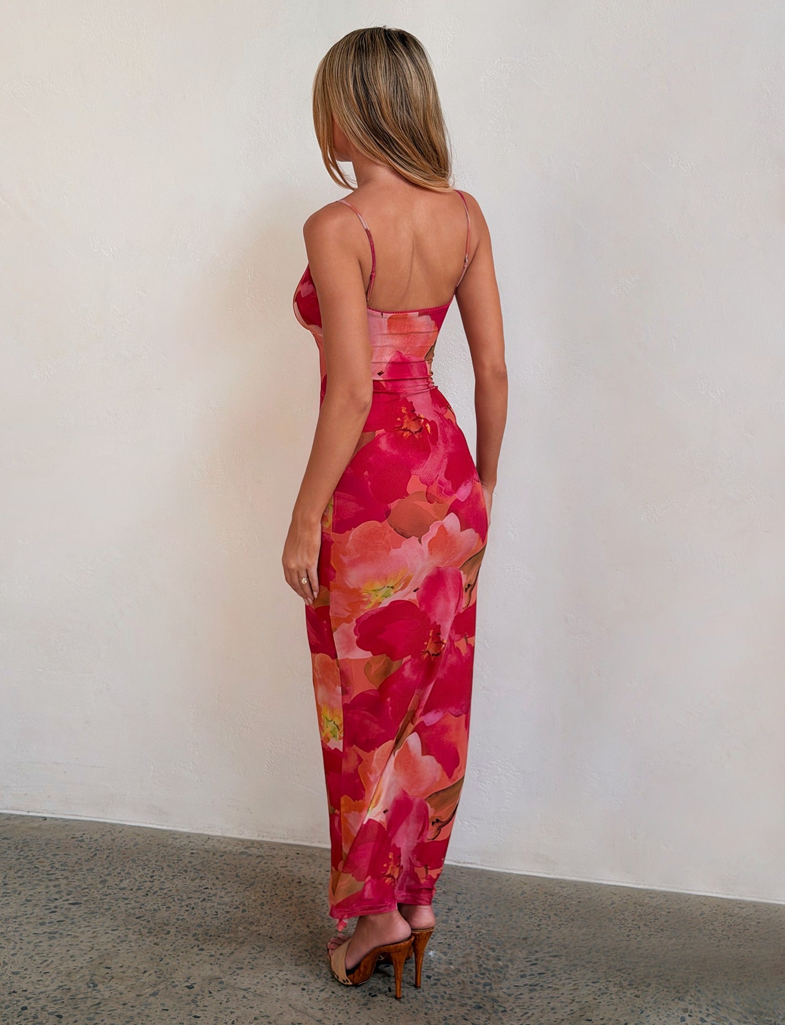 Juliana Floral Slip Maxi Dress