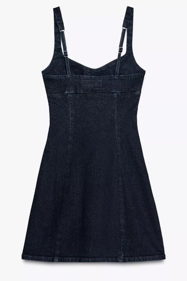 Elara Denim Mini Dress