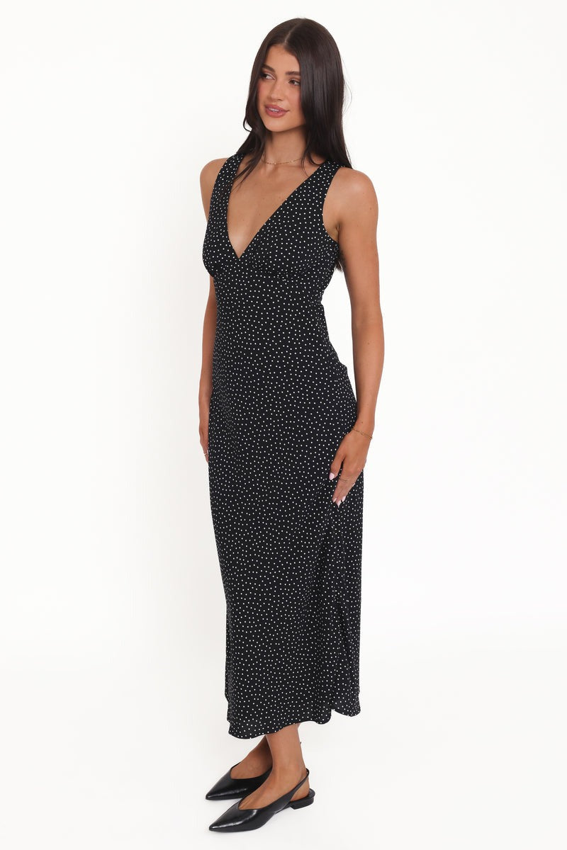 Mirae Polka Dot Maxi Dress